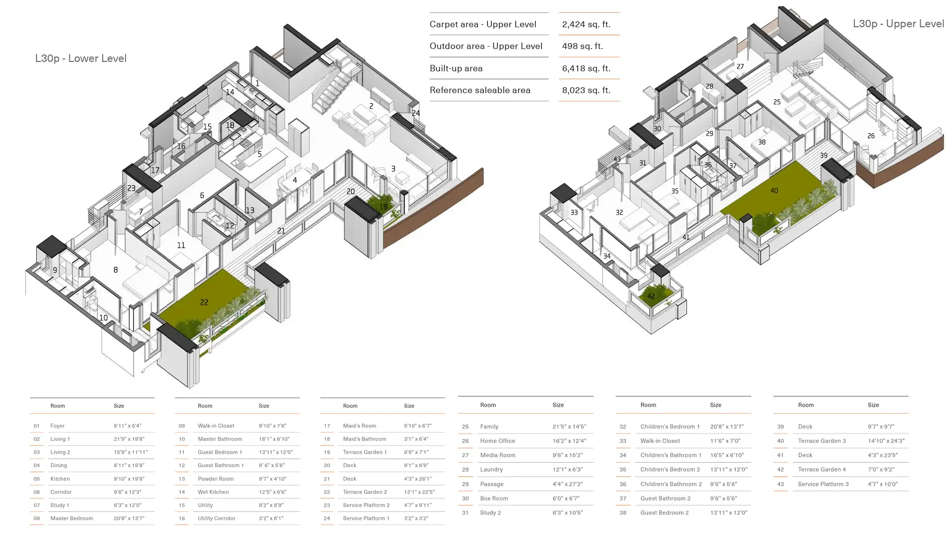5 BHK Floor Plan