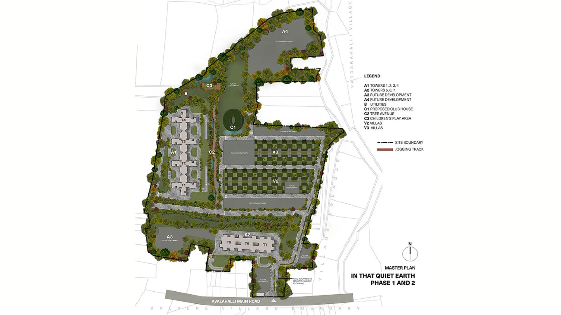 Master Plan In That Quiet Earth Avalahalli Road Bangalore