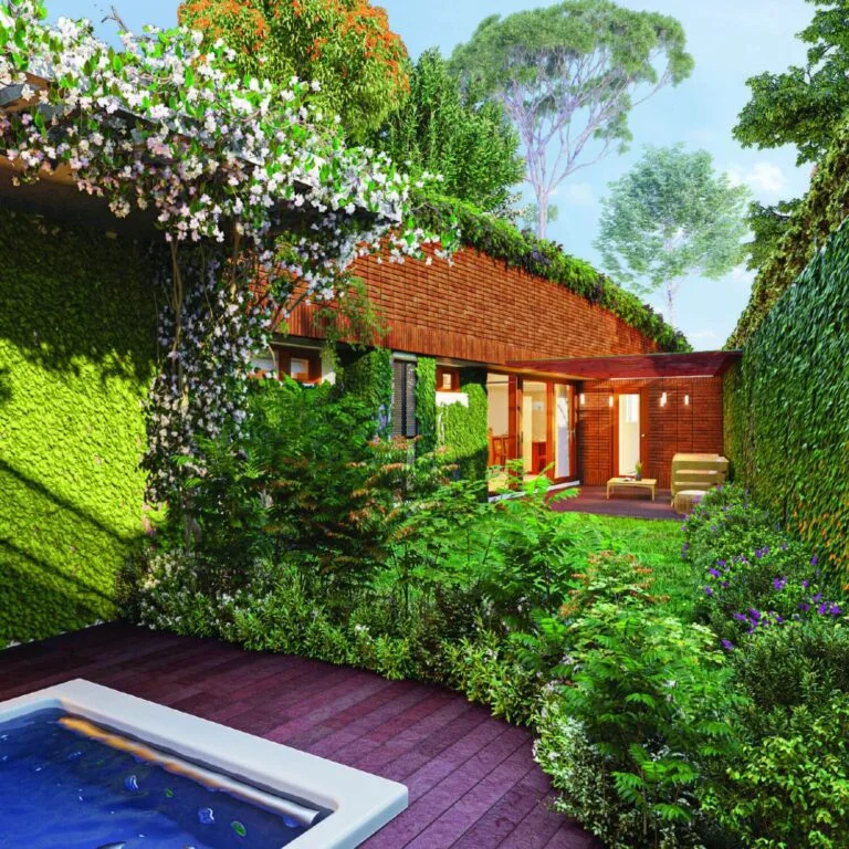 Over The Rainbow Total Environment Front Elevation